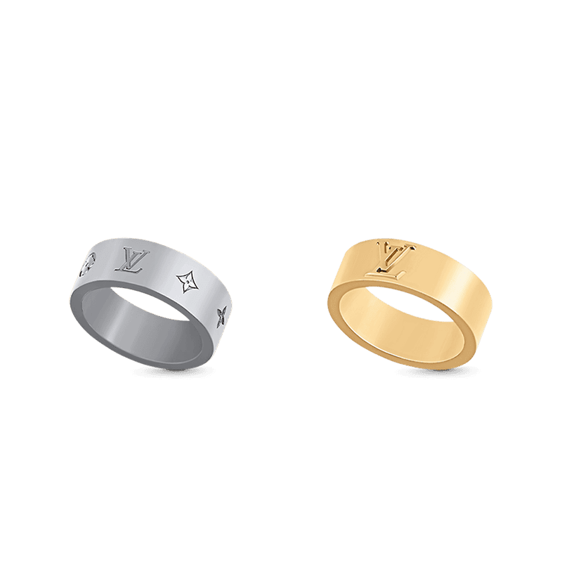 18K Louis Vuitton Instinct Set of Two Rings